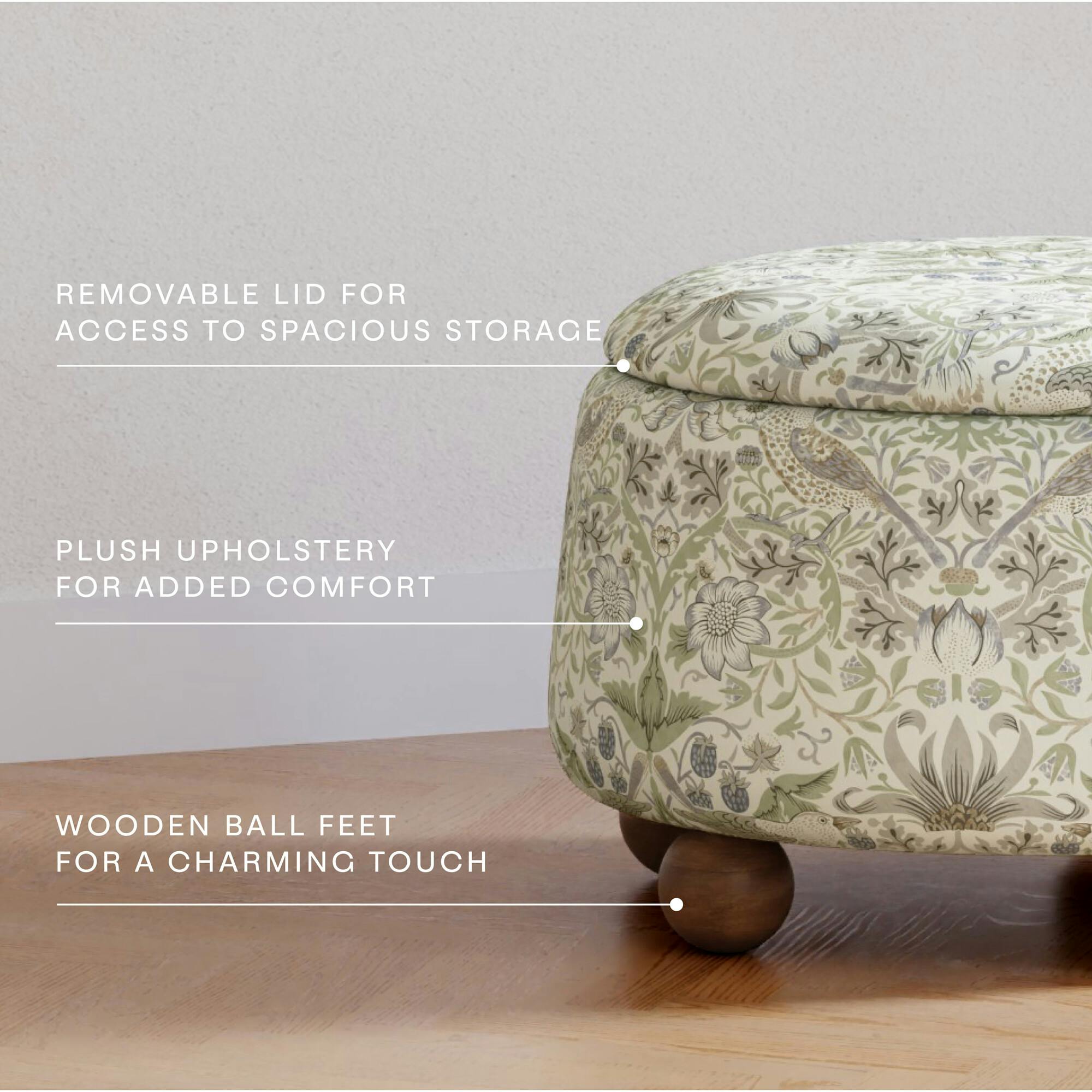 Tuffet Storage Ottoman