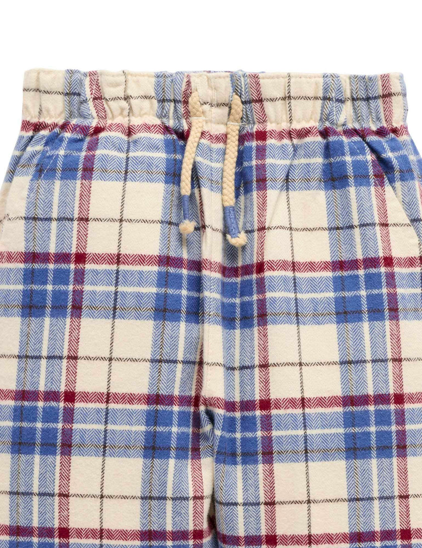 Slouchy Check Pants Woodland Check