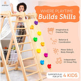 Chestnut - 8-in-1 Jungle Gym for Toddlers