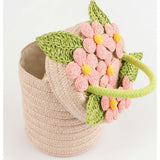 Flower Pot Basket Bag