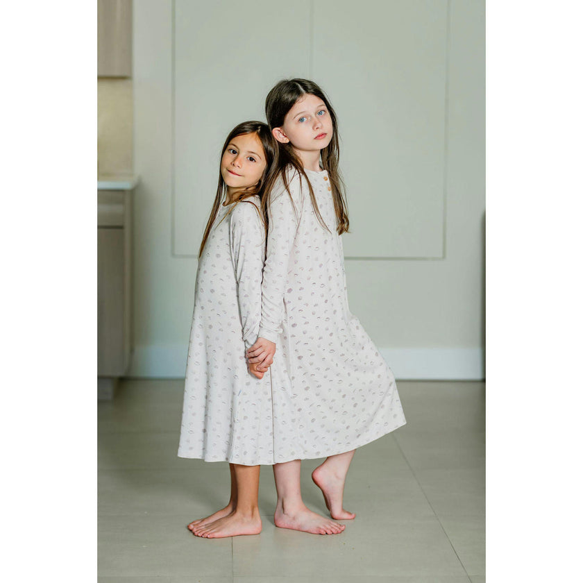 Breakfast Print Lounge Dress