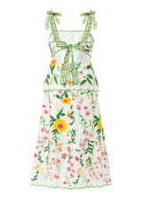 Kaylee Cotton Embroidered Maxi Dress