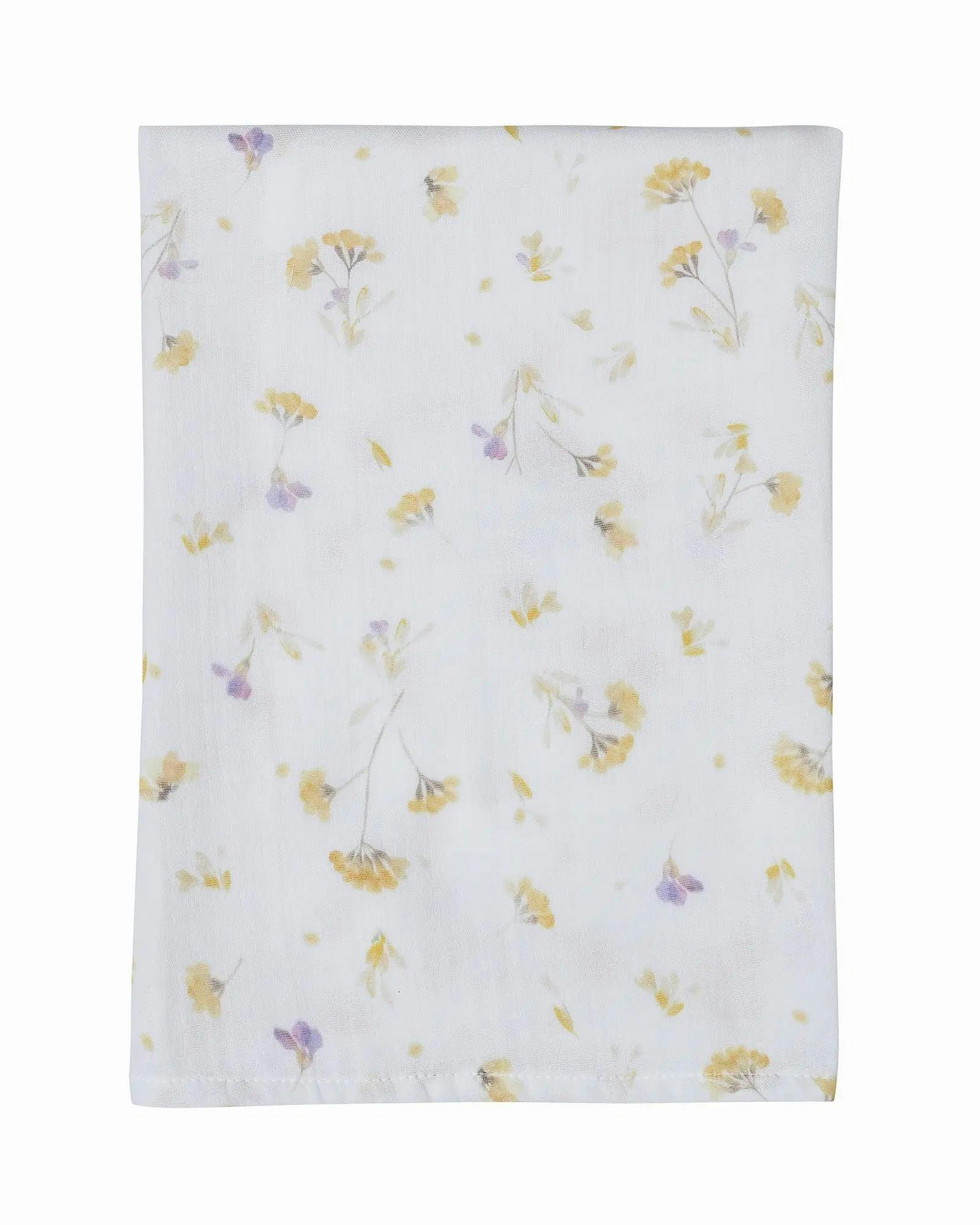 Muslin Square Yellow Fields