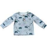 Boy's Long Sleeve Henley Shirt