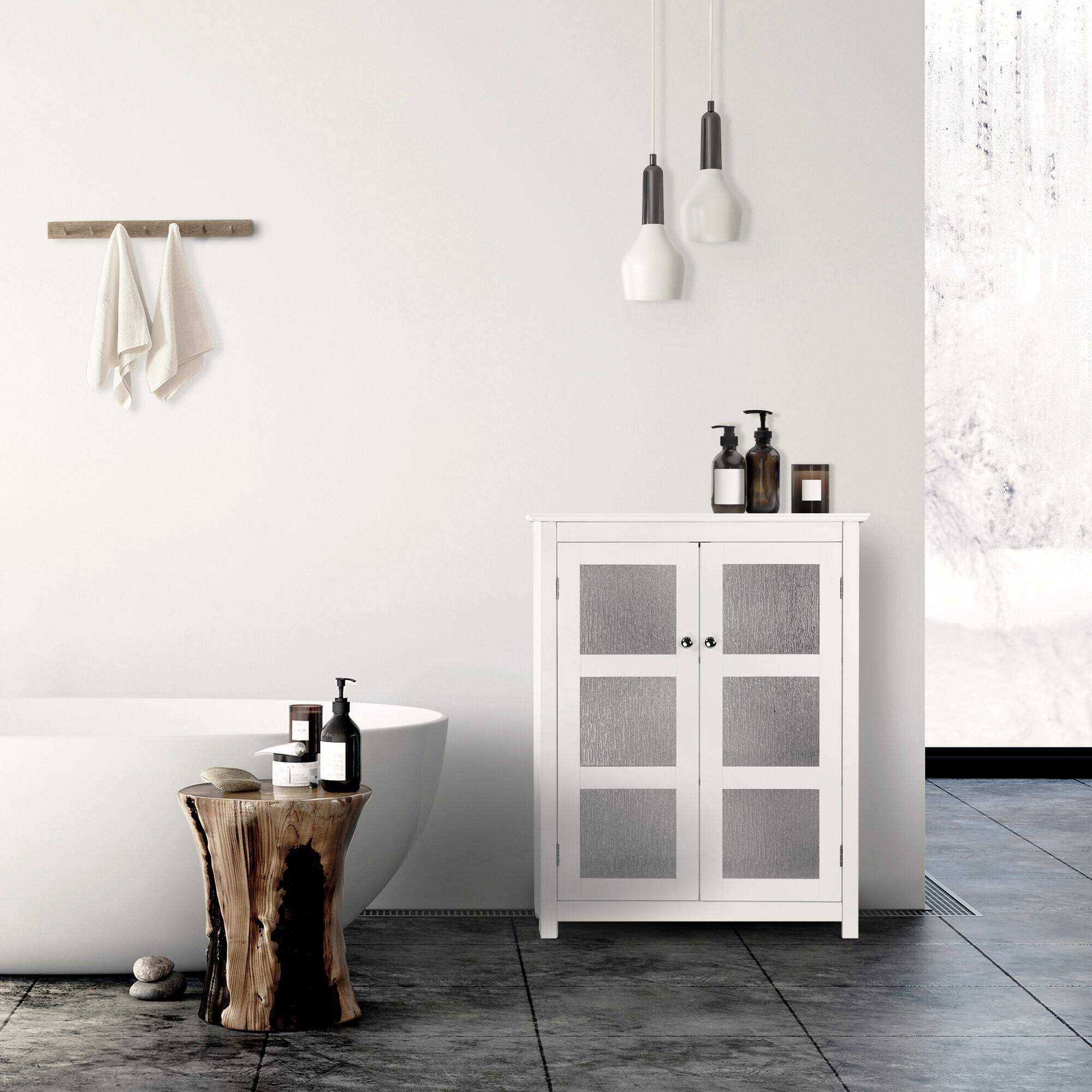 Connor 2 Door Floor Cabinet with Adjustable Shelf