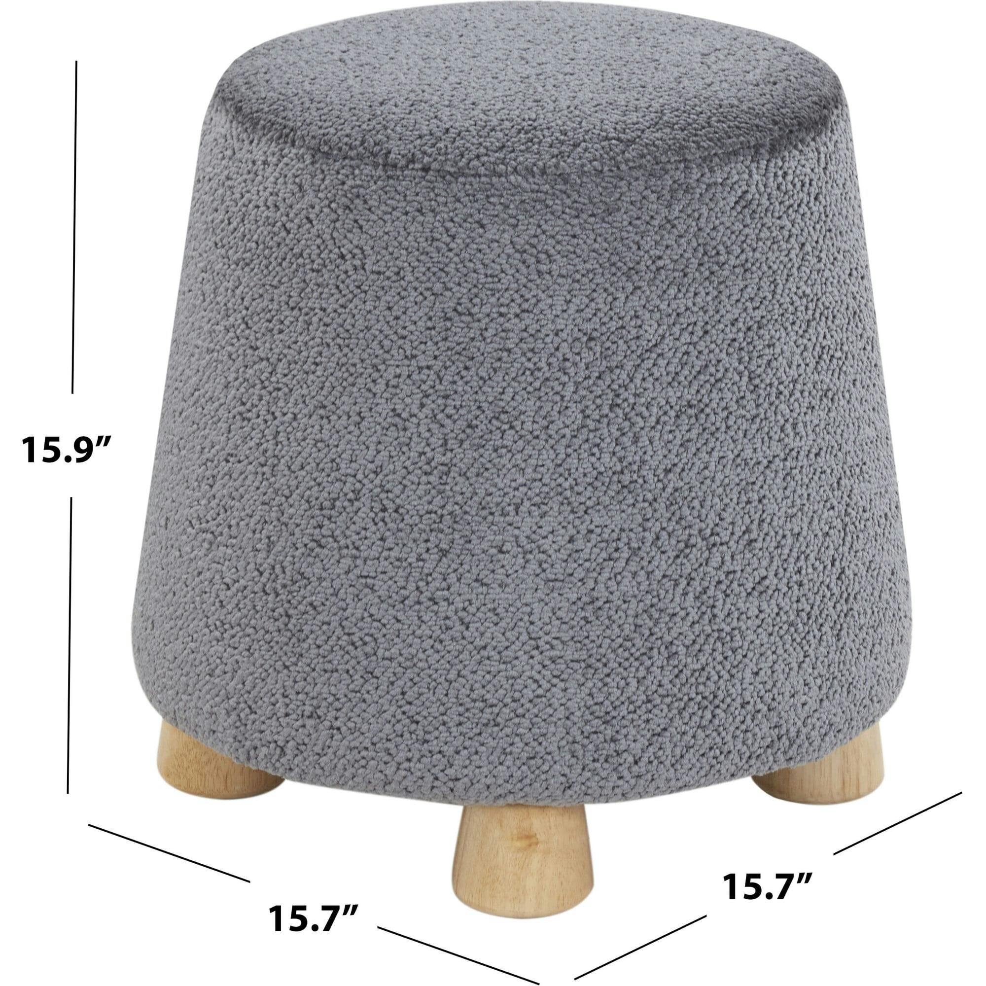 Denison Round Chenille Ottoman