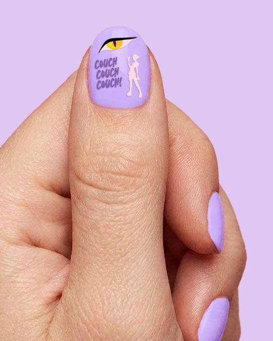 Kpop Nail Stickers - 4 sheet set