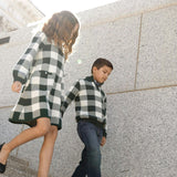 Organic Half Zip Intarsia Sweater