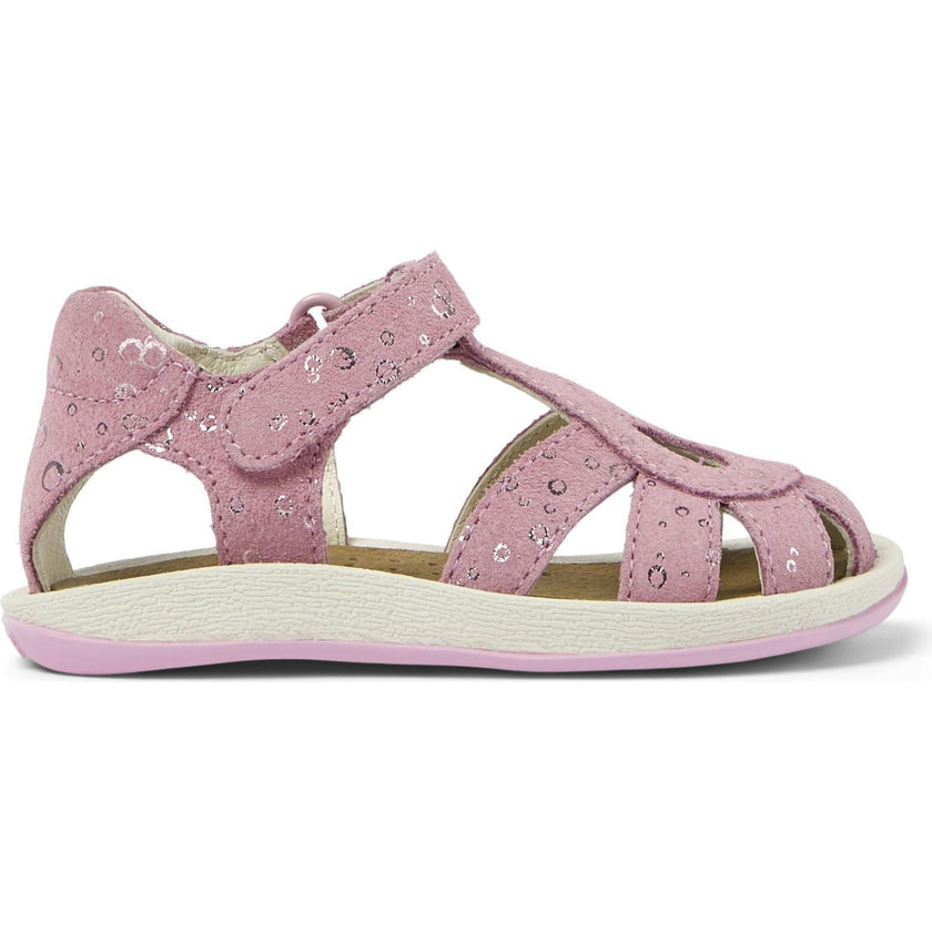 Bicho Leather First Walker Sandals, Pink