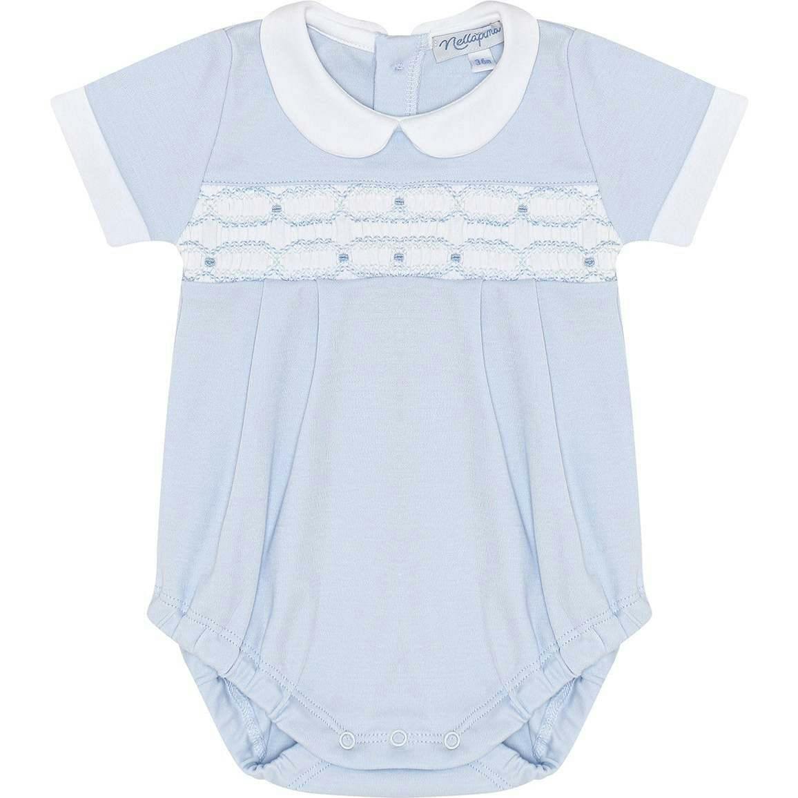 Signature Smocked Boys Bubble