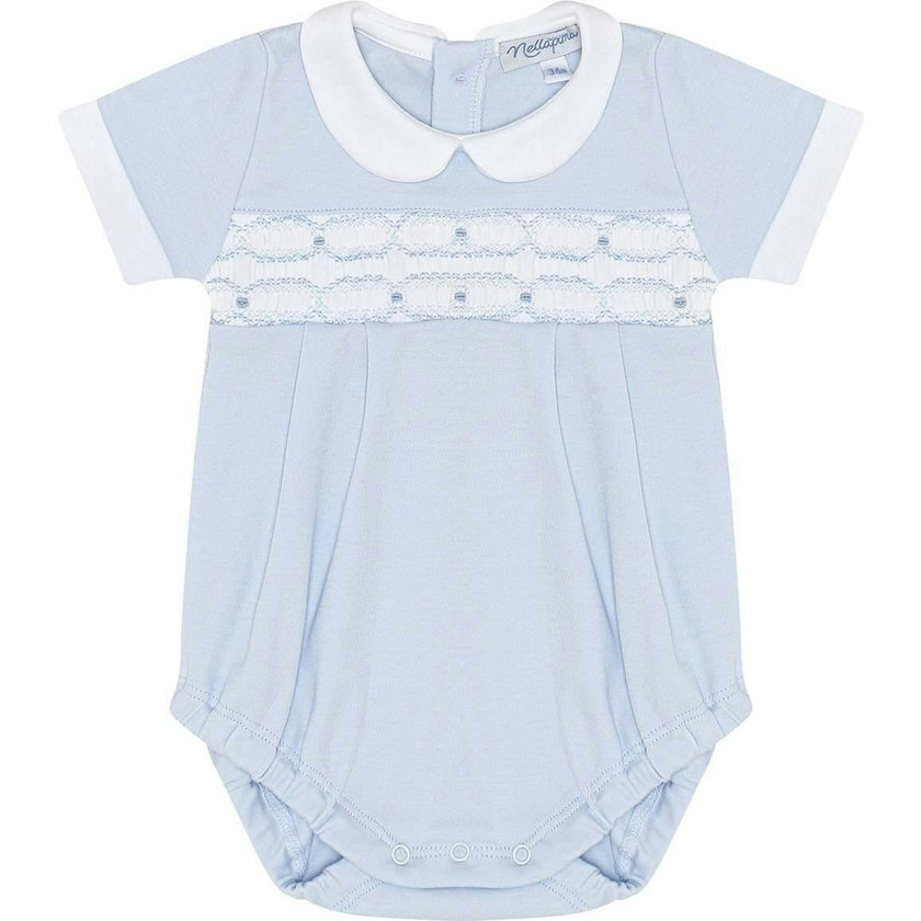 Signature Smocked Boys Bubble
