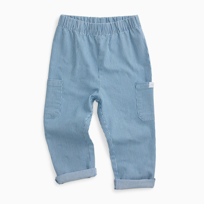 Striped Soft Denim Jeans