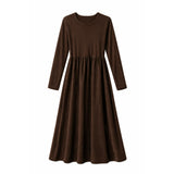 Suede Midi Dress