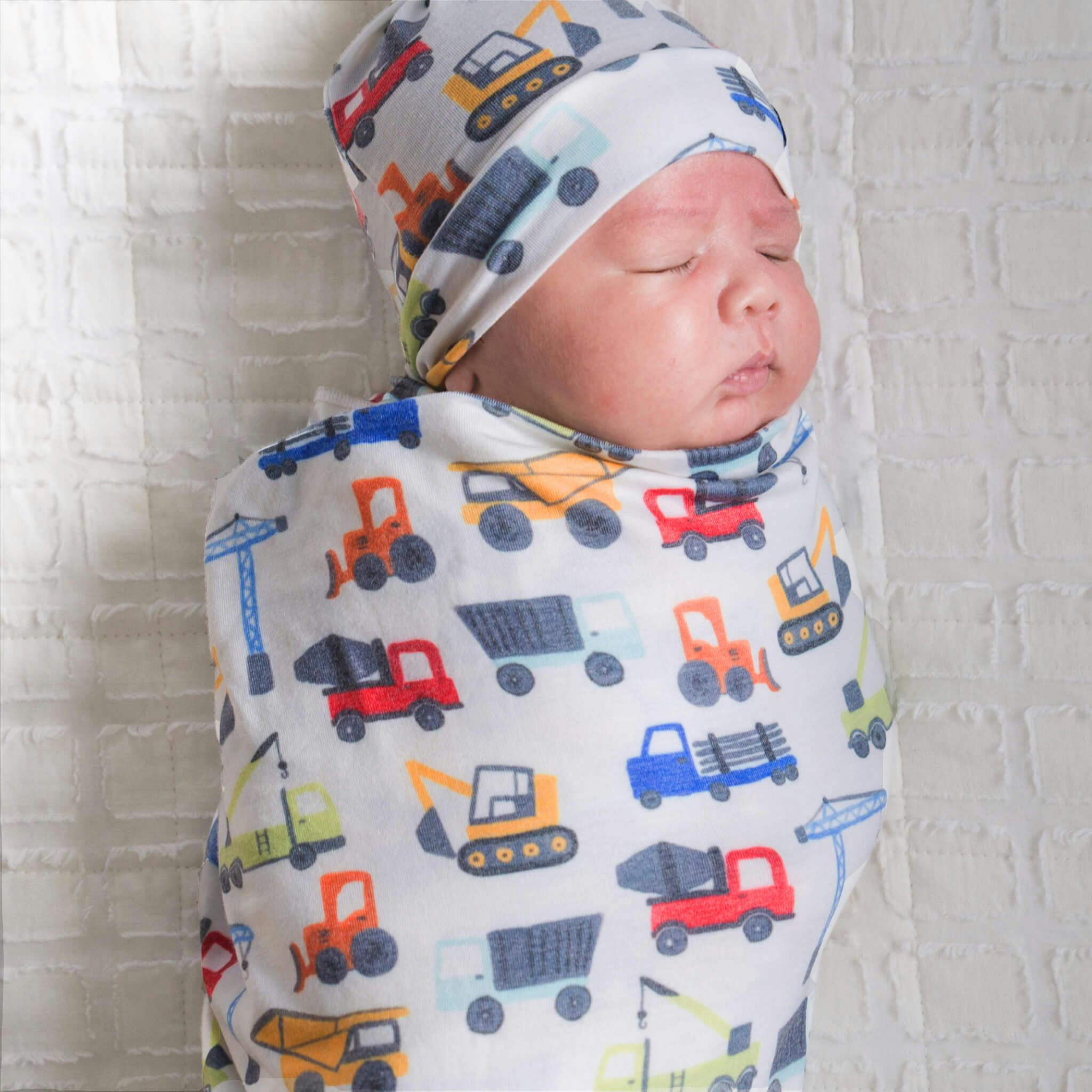 Knit Swaddle Blanket - Diesel