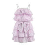 Lavender Sequin Bow Layered Set
