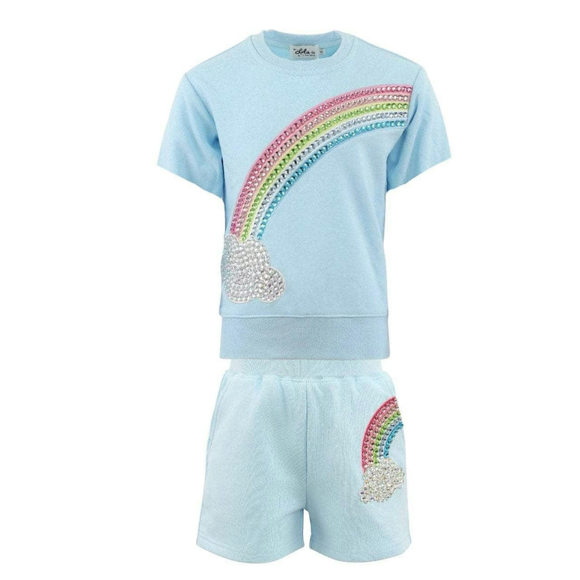Crystal Rainbow Sky Short Set