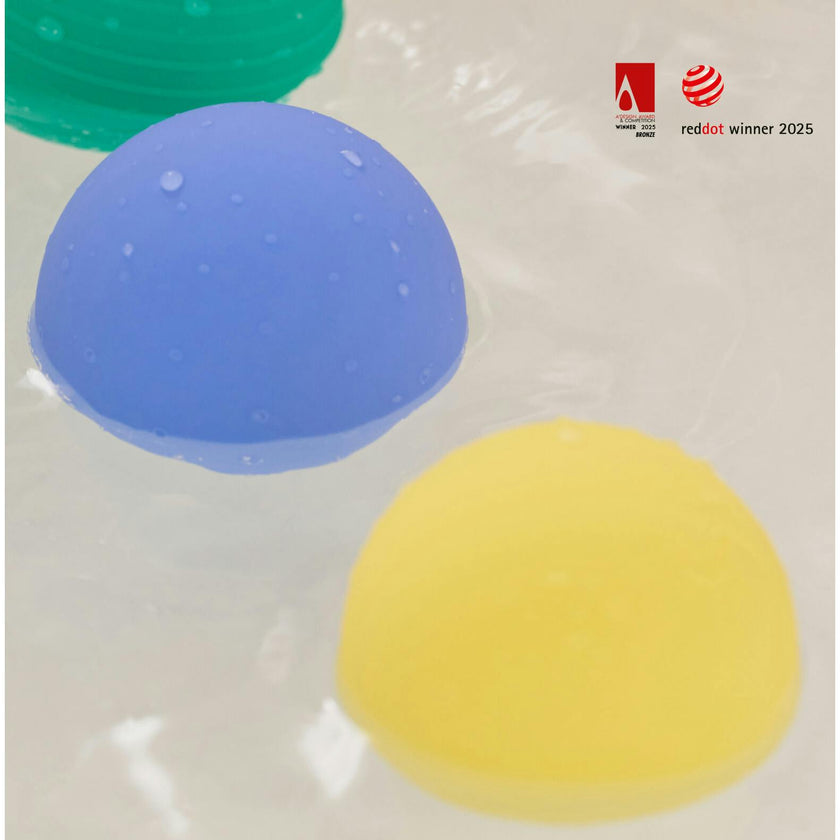 All-in-One Baby Ball Set of 2 for Sensory Bath & Play