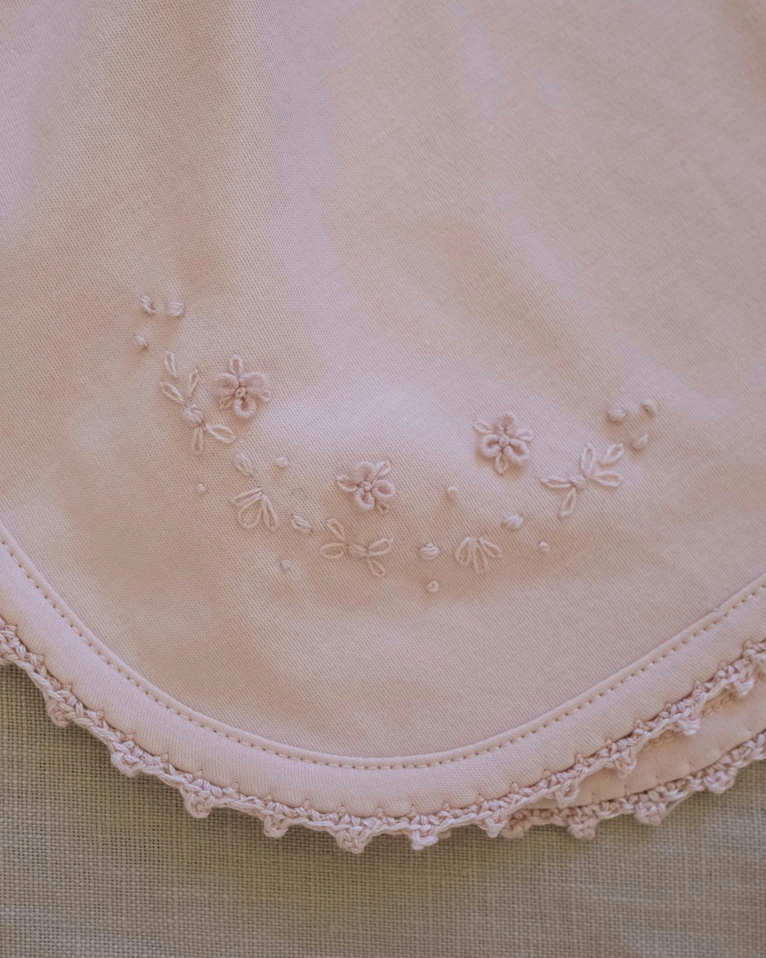 Receiving Blanket w/ Crochet Trim