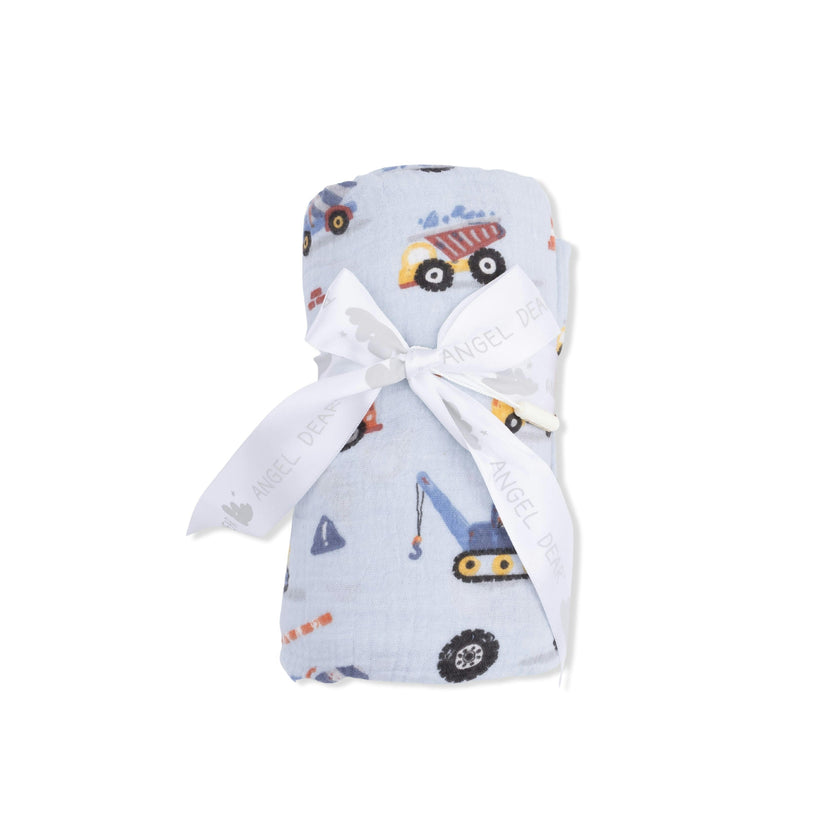 Crayon Construction - Swaddle Blanket