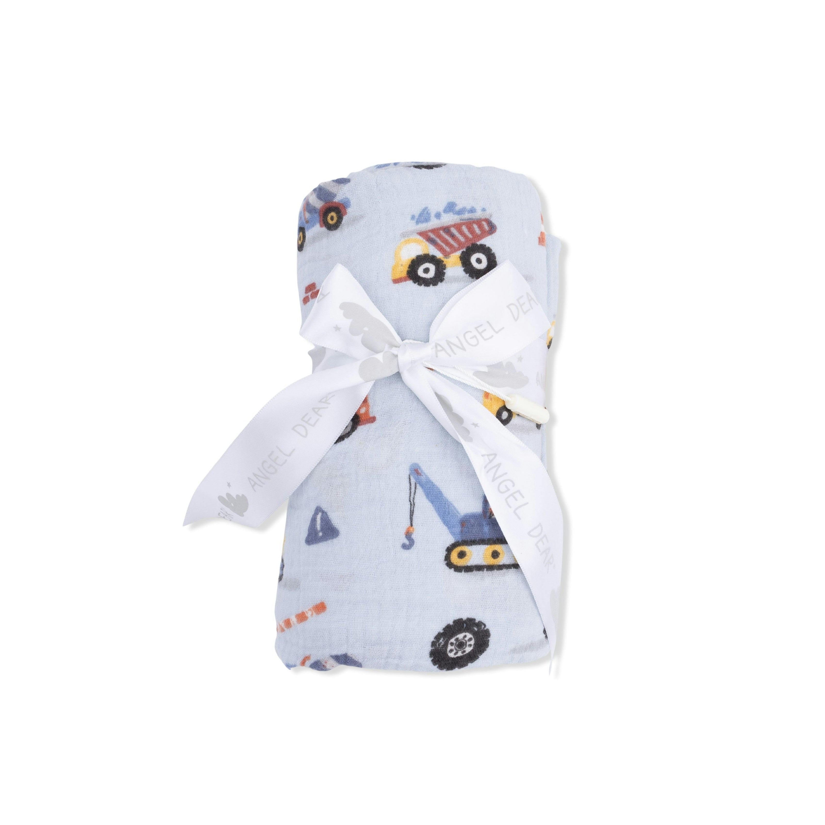 Crayon Construction - Swaddle Blanket