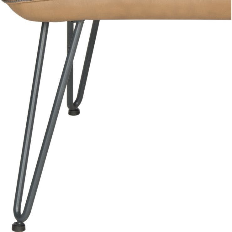 Johannes Mid-Century Modern Leather Arm Chair