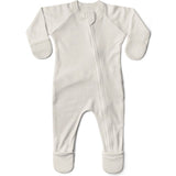 GROW WITH YOU FOOTIE | CLOUD — Bamboo Organic Cotton Blend, 0–6M