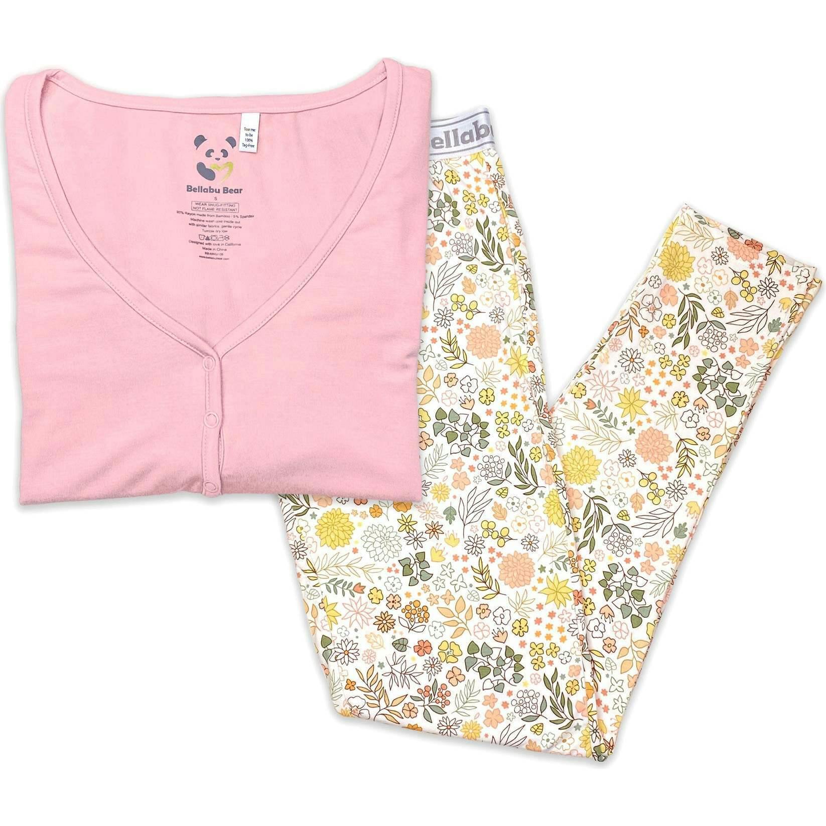 Fall Floral Bamboo Women's Pajama Set