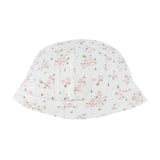 TARTINE ET CHOCOLAT Pointelle Floral Bonnet - Ivoire