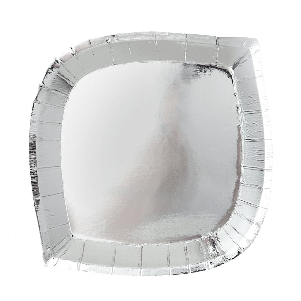 Posh Silver Fox Plates - 2 Size Options