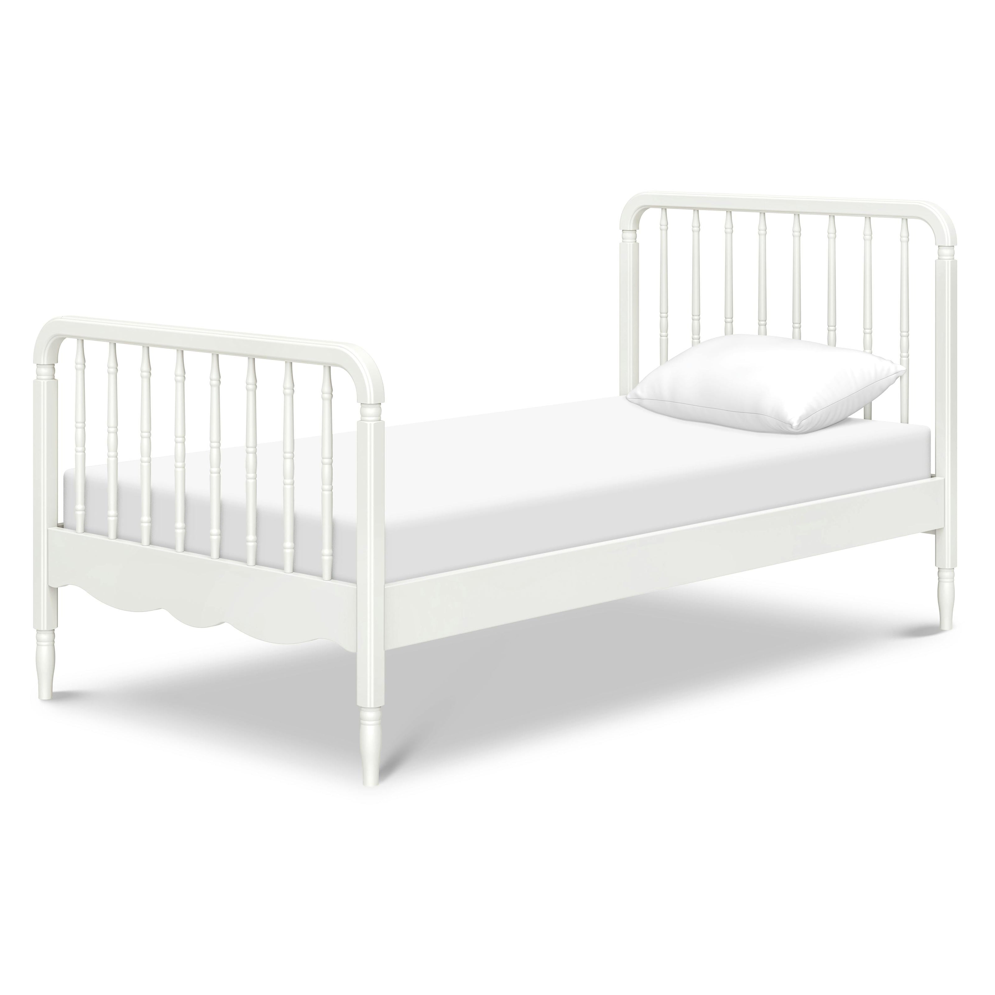 Liberty Spindle Twin Bed in Warm White