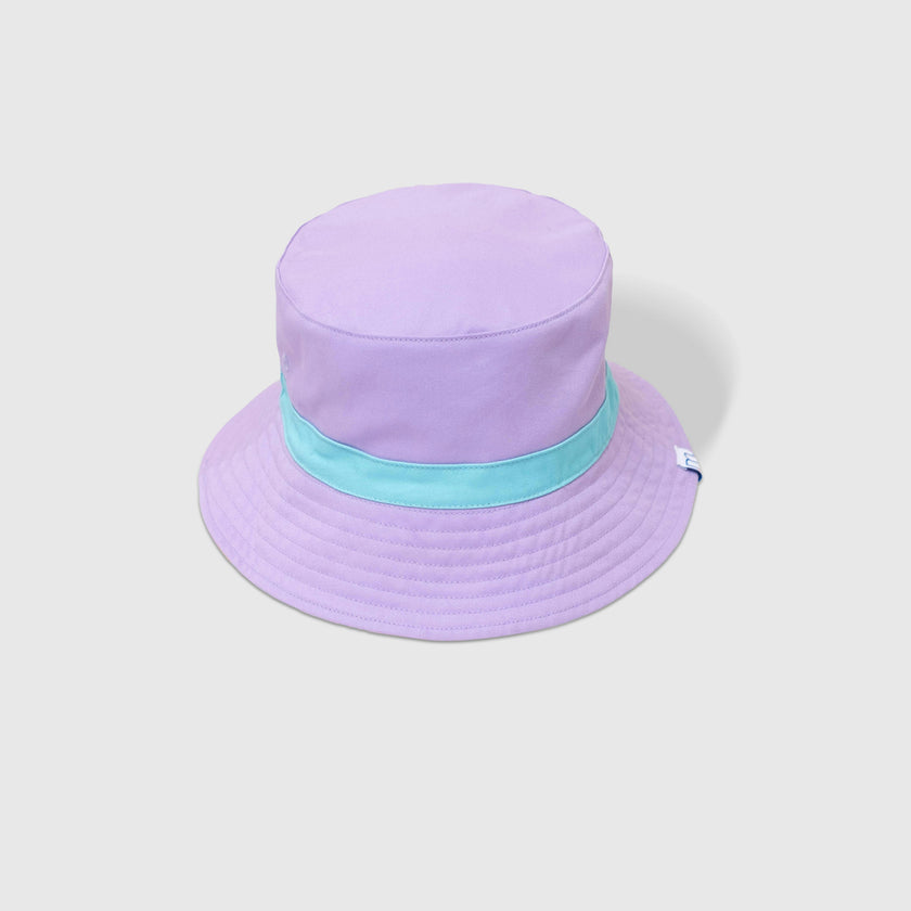 Reversible Bucket Hat – Happy Daisy Stripes