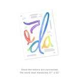 Watercolor Words • Read • Peel-and-Stick Wall Decals