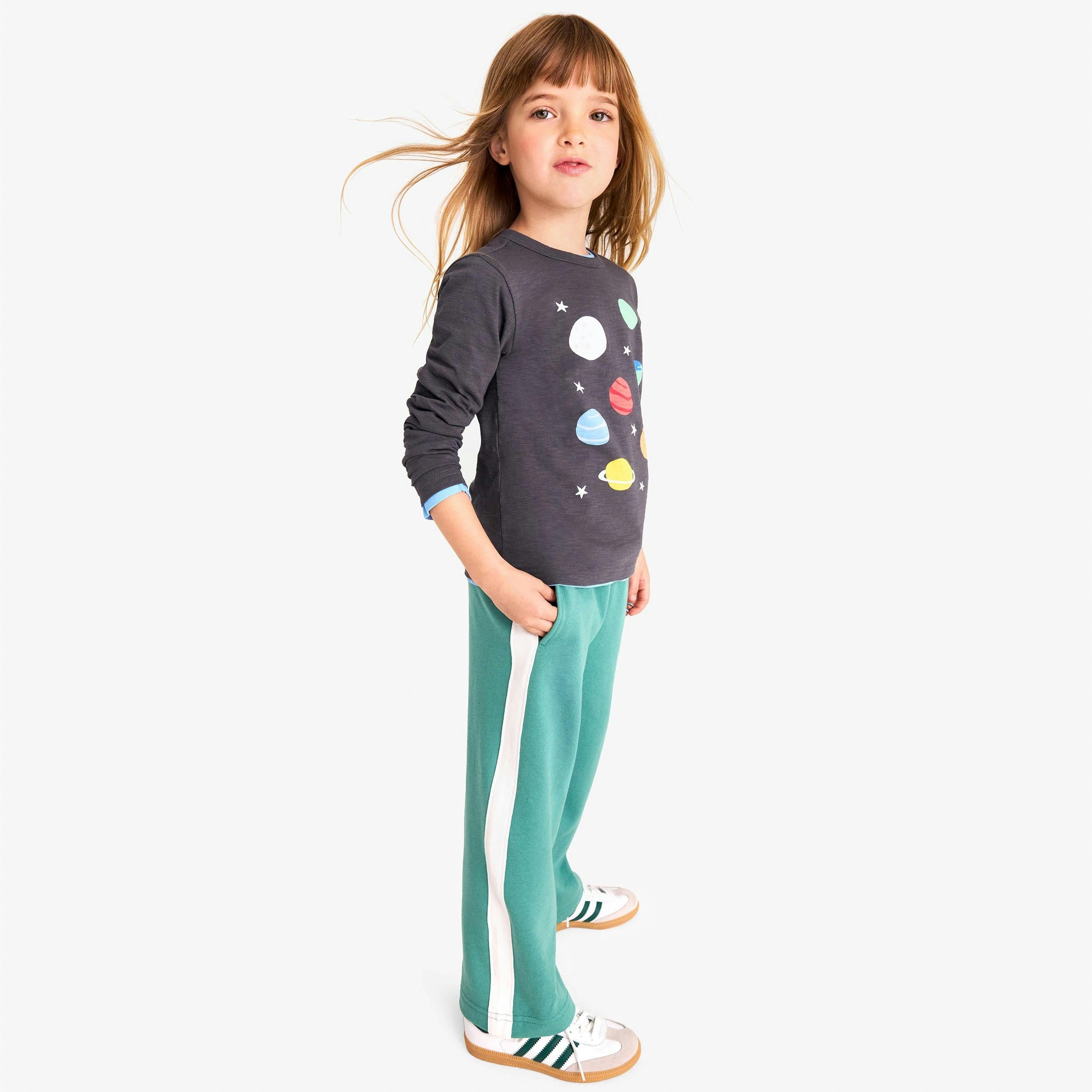 Kids wide-leg track pant