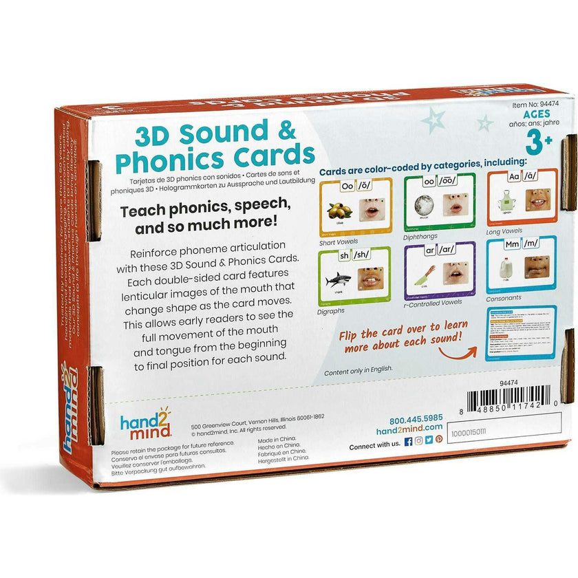 3D Sound and Phonics Teaching Cards