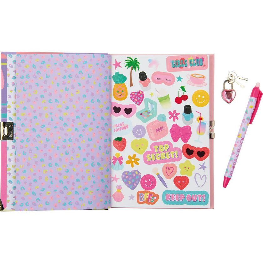 Fashion Friends Lockable Diary with Erasable Pen ( Varied Designs )