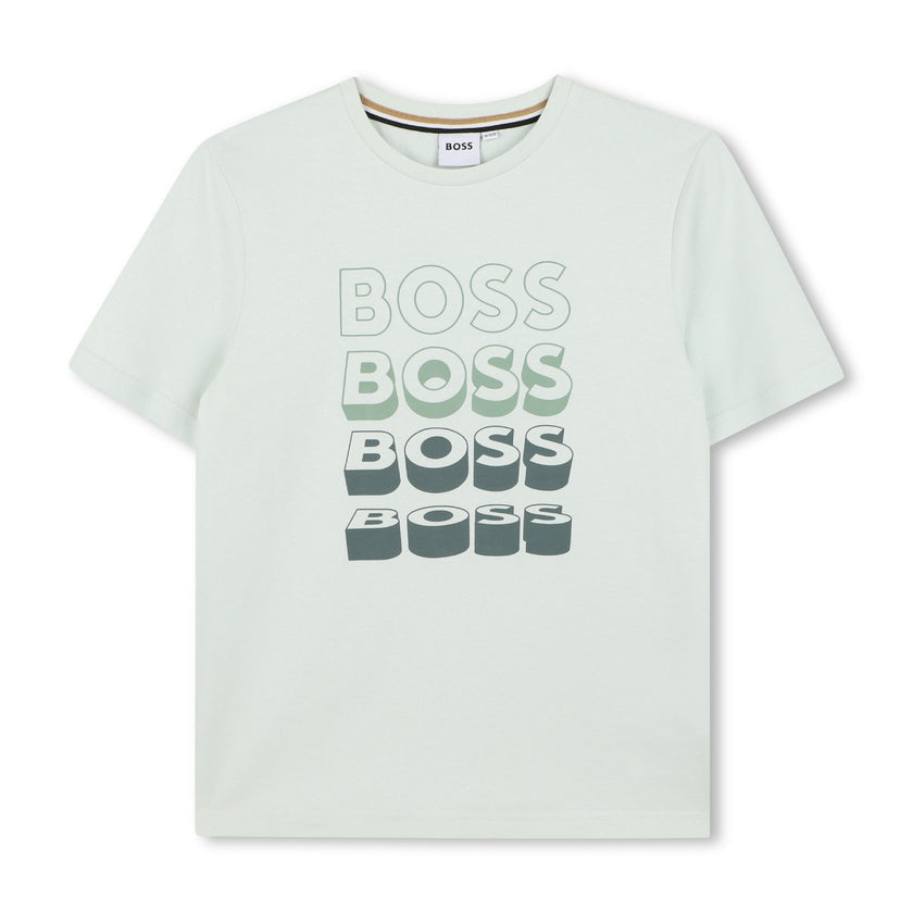 Ivory Gradient Logo T-Shirt