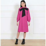 Megan dress (fuschia pink)