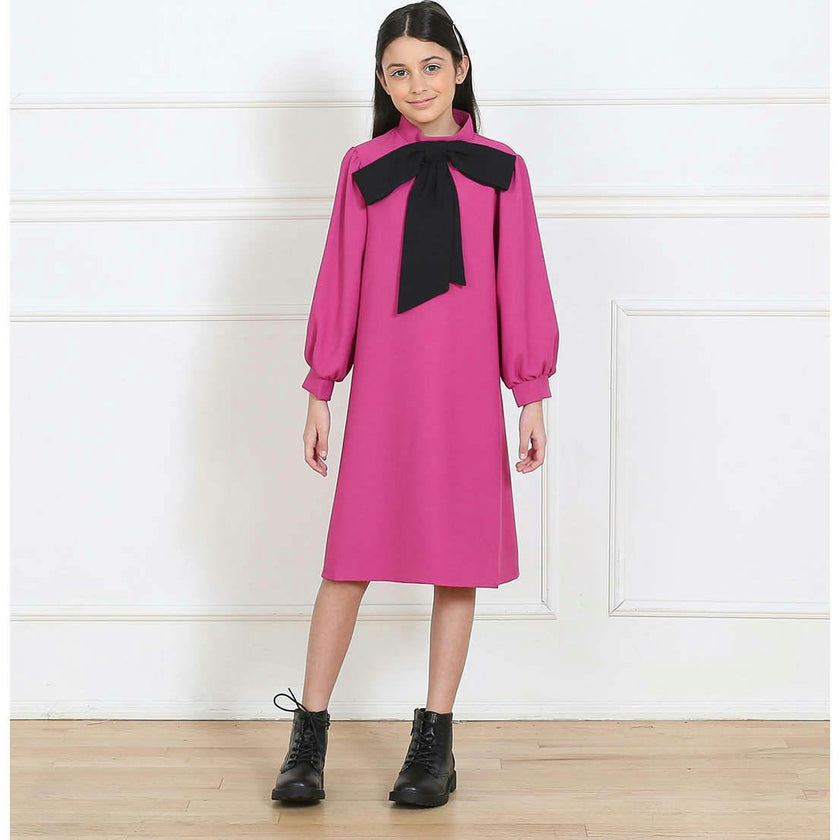 Megan dress (fuschia pink)