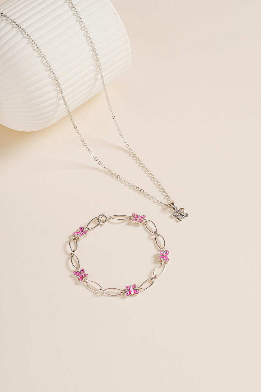 Brooklyn Butterfly Necklace Set