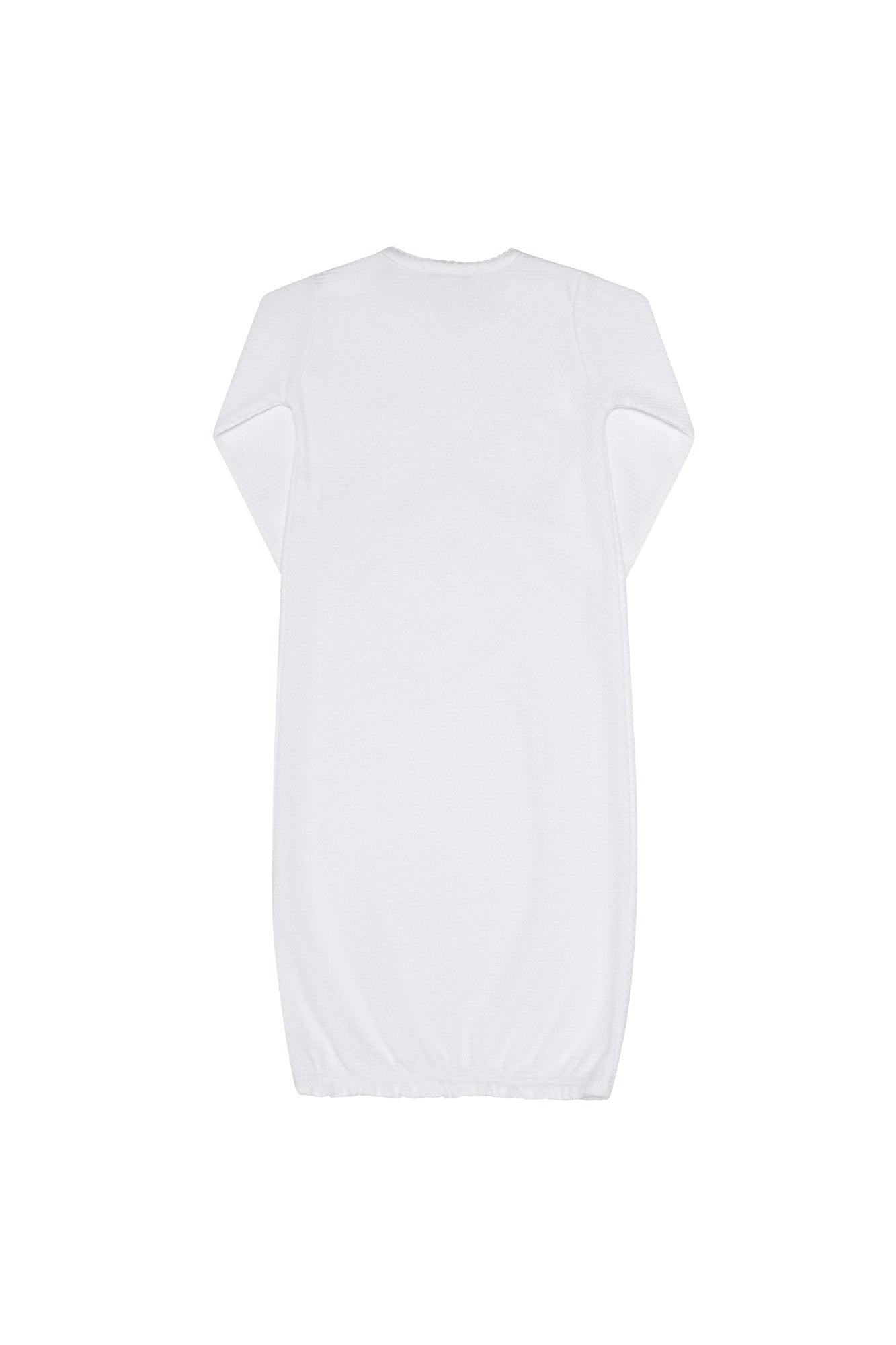 White Bubble Baby Gown