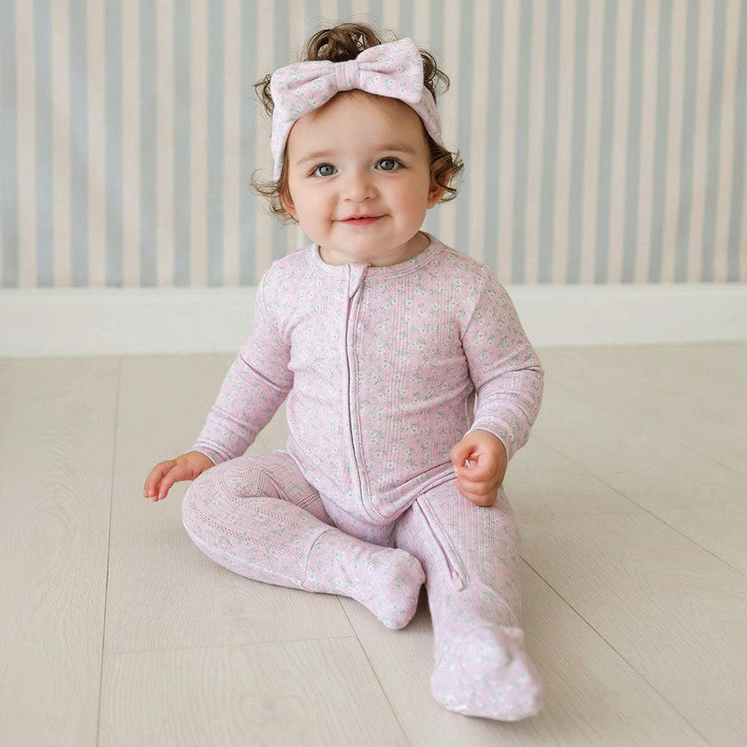 Andina Rose Pointelle Convertible One Piece