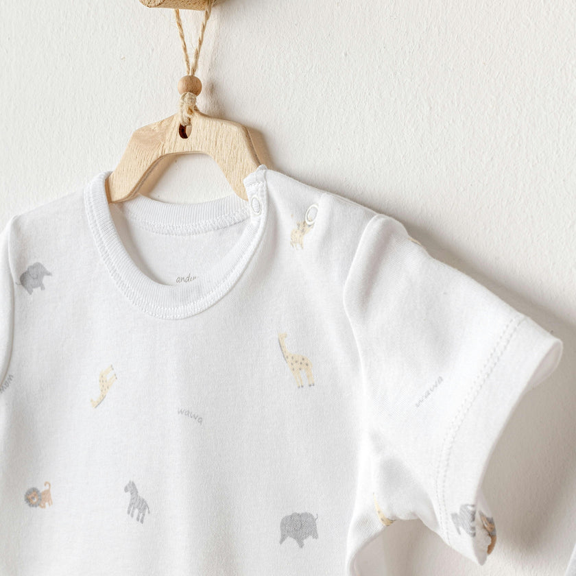Grey Little King Elephant Pants Outfit