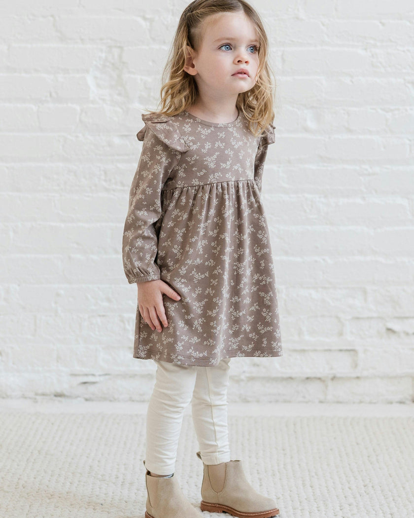 Mika Armhole Ruffle Long Sleeve Dress