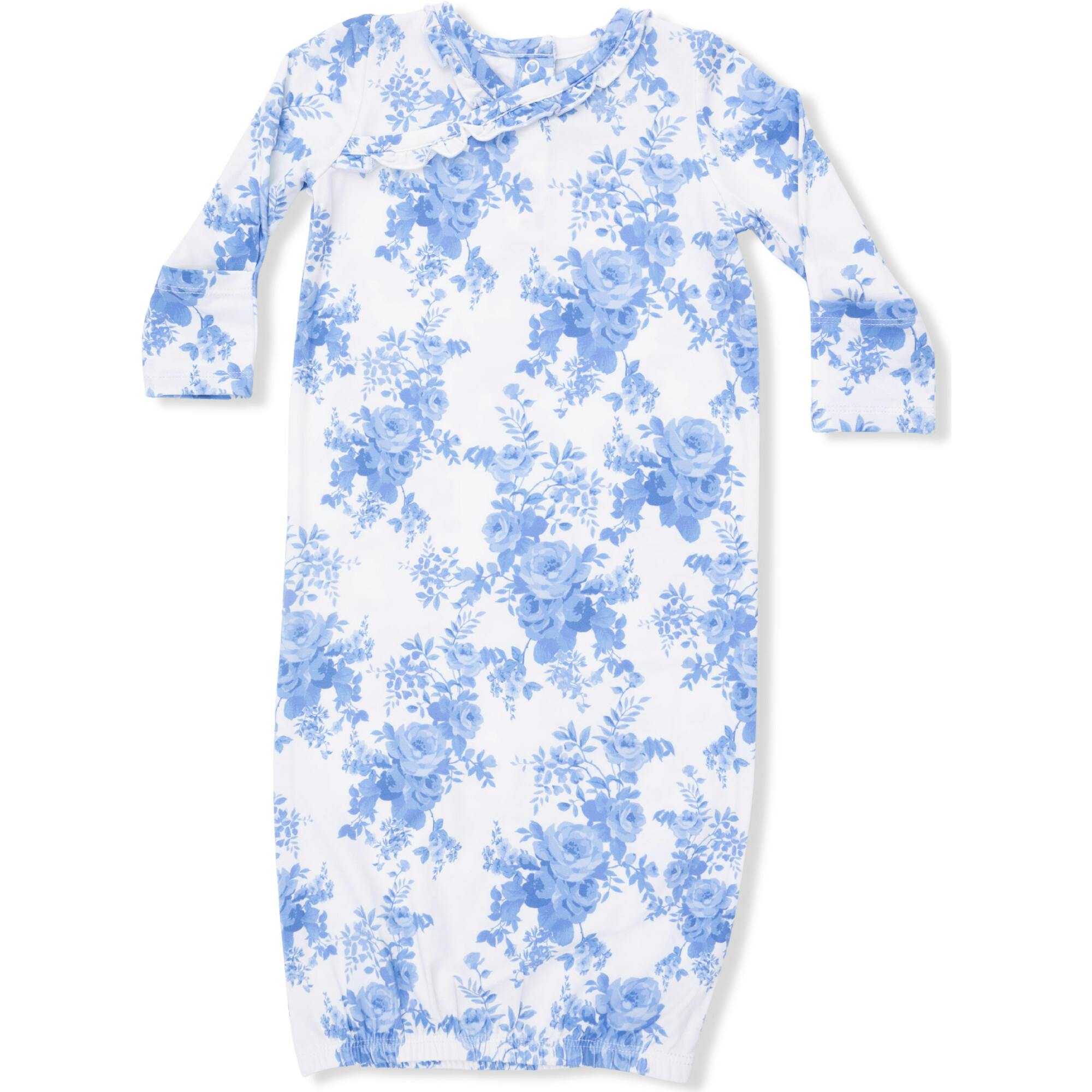 Dream Cottage Floral - Kimono Gown & Knot Headband