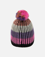 Lined Knit Pompom Hat