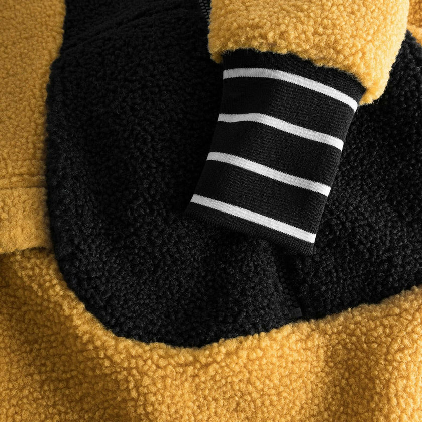 Teddy Fleece Jumpsuit, Brown