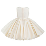 Ivory Kalina Tulle Pleated Dress