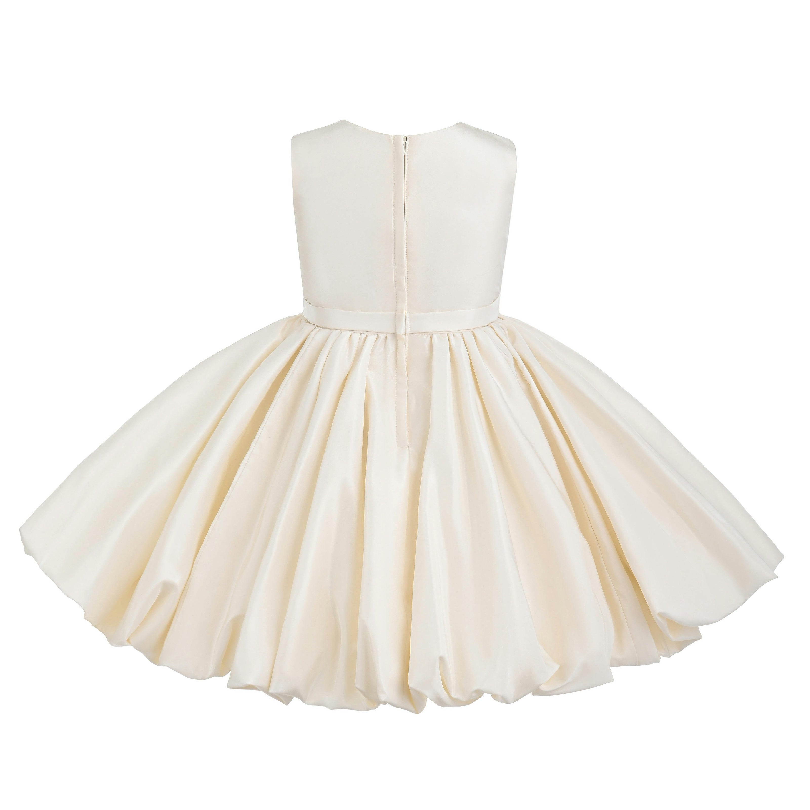Ivory Kalina Tulle Pleated Dress