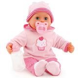 First Words Baby: 24 Sounds 15" Doll - Pink Cupcake