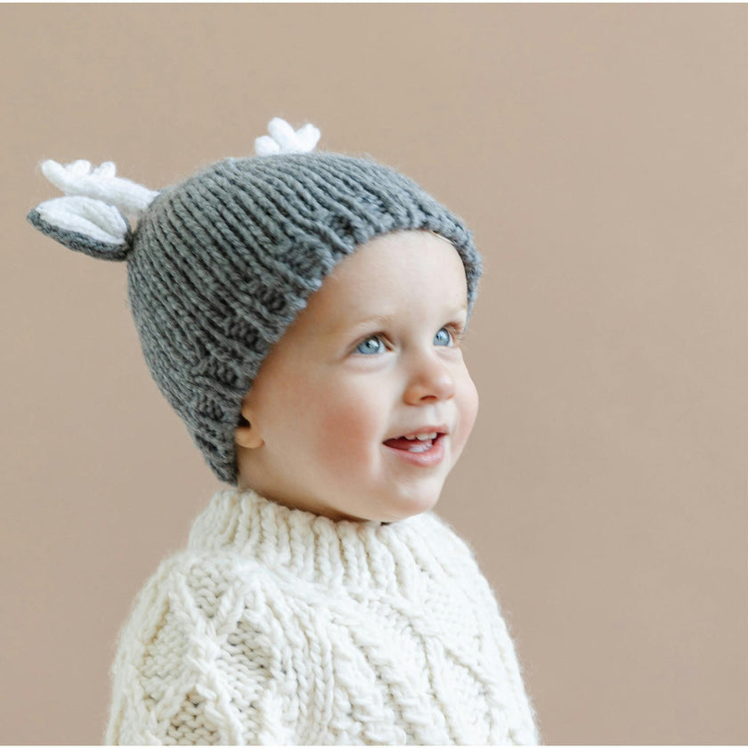 Hartley Deer Tan Knit Hat